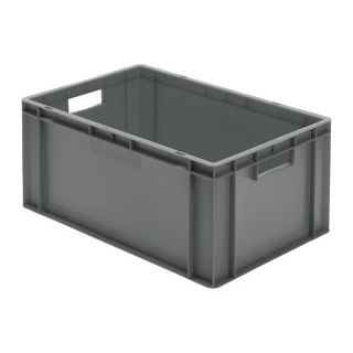 Cutie stivuibila LA-KA-PE TK600/270-0 600x400x270mm gri cu maner