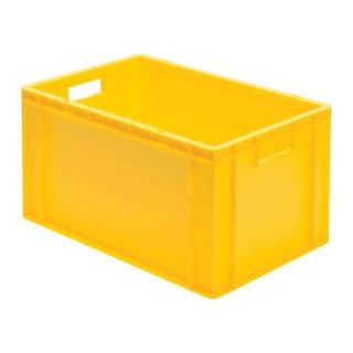 Cutie stivuibila LA-KA-PE TK600/320-0 600x400x320mm galbena cu maner
