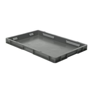 Cutie stivuibila LA-KA-PE TK600/50-0 600x400x50mm gri fara maner