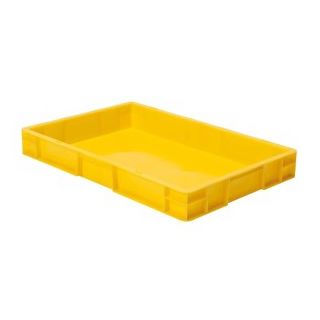 Cutie stivuibila LA-KA-PE TK600/75-0 600x400x75mm galbena fara maner