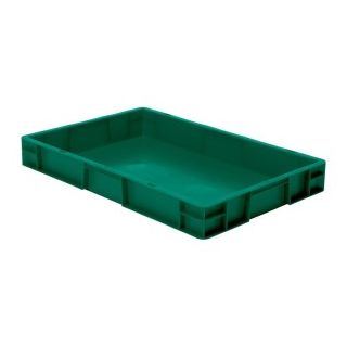 Cutie stivuibila LA-KA-PE TK600/75-0 600x400x75mm verde fara maner