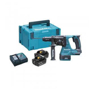 Ciocan rotopercutor Makita DHR243RTJ, SDS Plus, 18V, 2J, cu acumulator