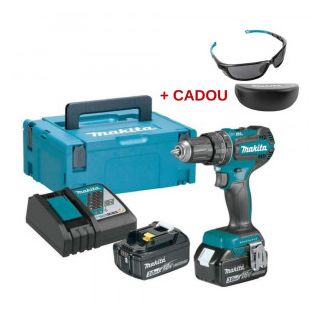 Masina de gaurit si insurubat Makita MET-14149, cu acumulator + ochelari de protectie