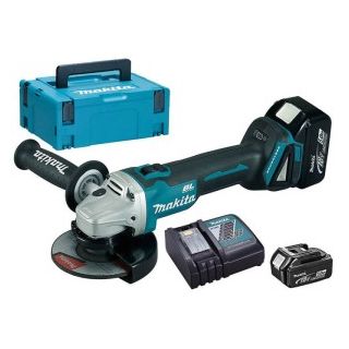 Polizor unghiular Makita DGA504RTJ, 125mm, cu acumulator