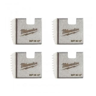 Set bacuri de filetare Milwaukee BSPT HS 1/2"