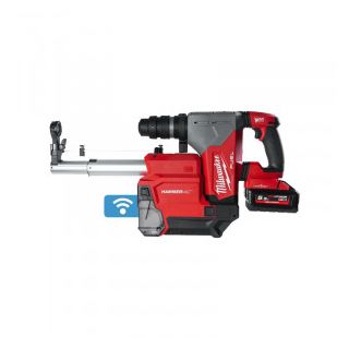 Ciocan rotopercutor Milwaukee M18 ONEFHPXDEL-552C, SDS Plus, 18V, 5J, cu acumulator
