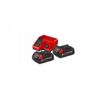Set 2 acumulatori si incarcator Milwaukee M18 NRG-202