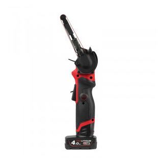 Slefuitor cu banda Milwaukee M12 FBFL10-402B, 10mm, cu acumulator