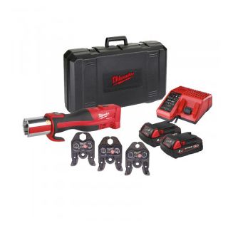 Dispozitiv de presare Milwaukee M18BLHPT-202C 3 bacuri cu profil V (15/22/28 mm)