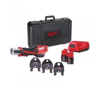 Dispozitiv de presare Milwaukee M12HPT-202CV-SET2 3 bacuri cu profil V (14/16/22 mm)