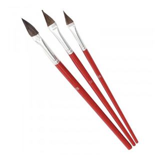 Set pensule Nolle pentru retus dimensiunea 4,6,8 3 piese