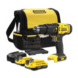 Masina de gaurit si insurubat cu percutie Stanley SFMCD711DSA, cu acumulator