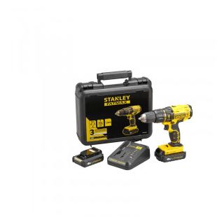 Masina de gaurit si insurubat cu percutie Stanley FMC626C2K, cu acumulator
