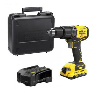 Masina de gaurit si insurubat cu percutie Stanley SFMCD715D1K, cu acumulator