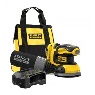 Slefuitor orbital Stanley SFMCW220D1S, 125mm, cu acumulator