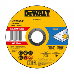 DeWALT - Disc debitare inox, 115x22.23x1.2mm [DT42340Z-QZ]