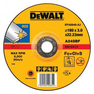 DeWALT - Disc debitare inox, 180x22.23x3mm [DT42545-XJ]