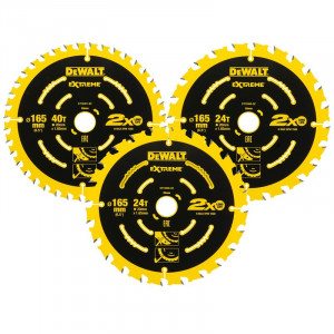 DeWALT - Discuri Extreme pentru fierastrau circular 165x20x1.65mm [DT10397-QZ]