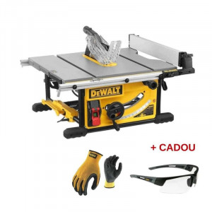 Fierastrau circular de banc Dewalt DWE7492, 250mm, 2000W + ochelari + manusi protectie