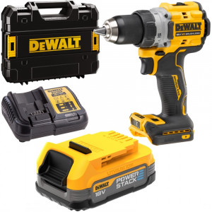 Masina de gaurit si insurubat cu percutie Dewalt DCD800E1T, cu acumulator