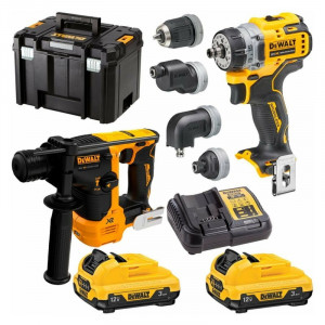 Pachet 2 scule Dewalt DCK2101L2T