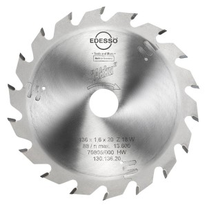 EDESSO - Panza fierastrau circular HW Akku, 136x1.6x20mm, 18 dinti W [13013620]
