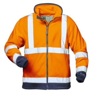 elysee - Jacheta fleece reflectorizanta Benedikt, portocaliu, mas. XL [22708/XL]