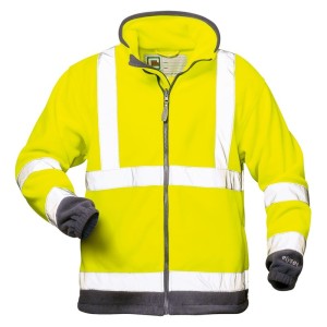 elysee - Jacheta fleece reflectorizanta Valentin, galben, mas. 3XL [22709/3XL]