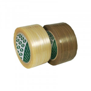 fortis - Banda de ambalare ranforsata PVC, F234, 66m x 50mm, incolor [4026359009187]