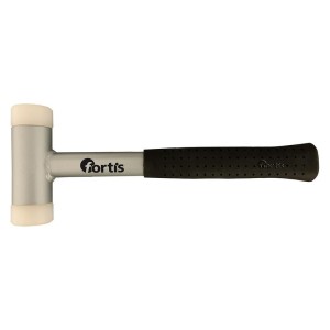 fortis - Ciocan cu cap moale 35mm cu maner din otel, fara recul [4063726008152]