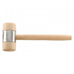 fortis - Ciocan din lemn cu manson metalic, DIN7462B cap 80x160mm [4063726004826]