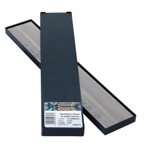 h+s Prazisions-Folien - Folie metalica rezistenta la rugina 50x300x0.02mm, 10 bucati [H+560020]