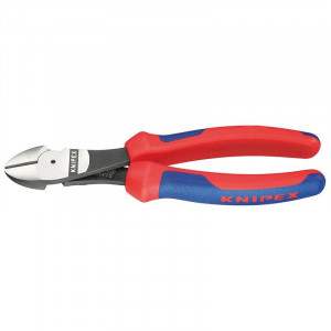 Cleste cu tais lateral Knipex de forta maner multicomponent 180mm
