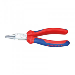 Cleste cu varf rotund Knipex lustruit 140 mm maner bicomponent