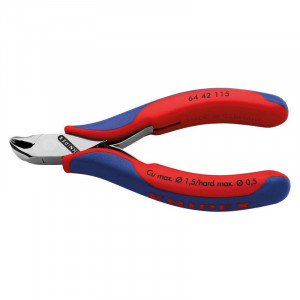 Cleste cu tais Knipex varf curbat 115mm