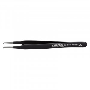 KNIPEX - Penseta ESD cu unghi inclinat 120mm neagra [920878ESD]