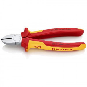 Cleste cu tais lateral/sfic Knipex 180 mm VDE blister
