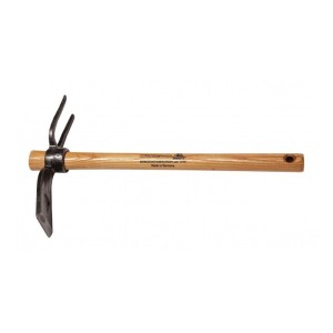 KRUMPHOLZ - Sapa dubla cu maner din lemn, 700g, 400mm [KR1103]