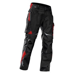 KUBLER - Pantaloni Pulsschlag, negru/rosu, mas. 98 [2324-5353-9955/98]