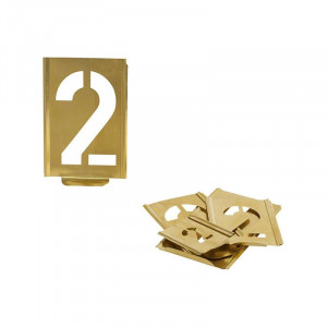 KUKKO - Sablon de marcare 0-9 inaltime font 50mm [327-050-Z]