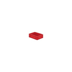 Cutie stivuibila LA-KA-PE TK400/120-0 400x300x120mm rosie fara maner