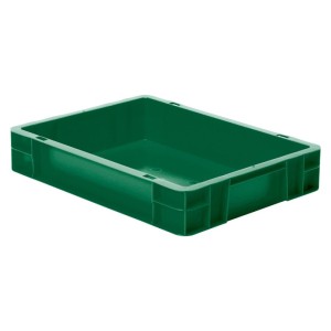Cutie stivuibila LA-KA-PE TK400/75-0 400x300x75mm verde fara maner