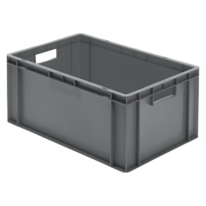 Cutie stivuibila LA-KA-PE TK600/270-0 600x400x270mm gri cu maner