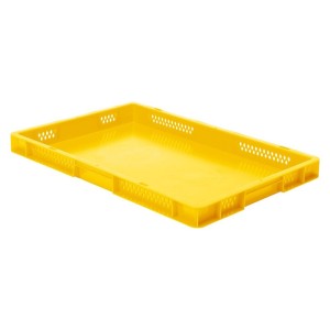 Cutie stivuibila LA-KA-PE TK600/50-0 600x400x50mm galbena fara maner