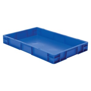 Cutie stivuibila LA-KA-PE TK600/75-0 600x400x75mm albastra fara maner