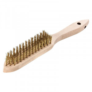 Lessmann - Perie manuala de sarma din alama ondulata 0.35mm 5 randuri [107651]