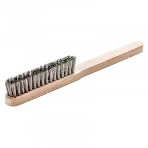 Lessmann - Perie manuala fina din inox ondulat pe 4 randuri 15mm [126491]