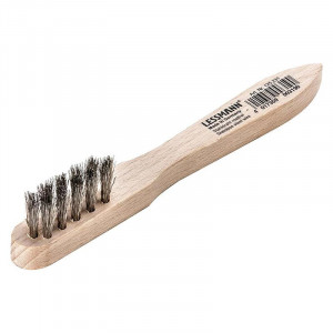 Lessmann - Perie pentru bujii din otel inoxidabil ondulata 0,15x150mm [125231]