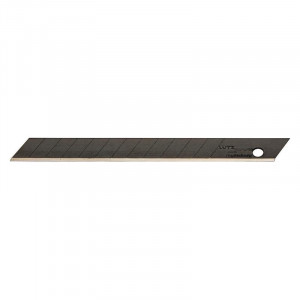 Lutz Blades - Lama de schimb neagra pentru cutter 9mm, 10 bucati [1700.0400.BL]