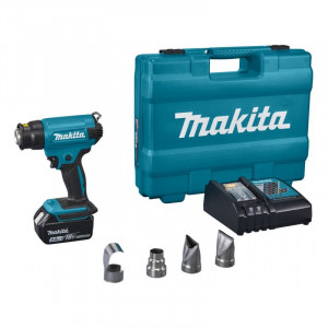 Suflanta cu aer cald Makita DHG180RT, 18V, cu acumulator